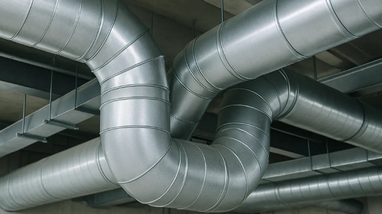 Metal air ducts from Air Conditioning Repair Houston in Houston, TX - commercial ac repair houston