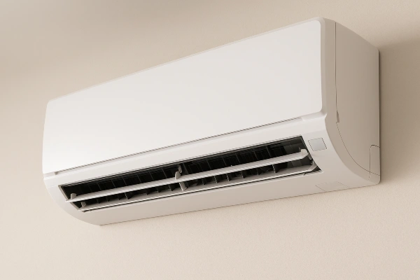 a mini split AC unit mounted on the wall from Air Conditioning Repair Houston in Cypress, TX - Cypress TX